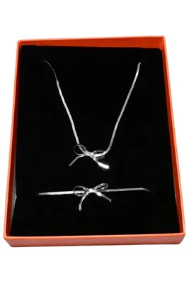 Coffret noeud papillon Argent