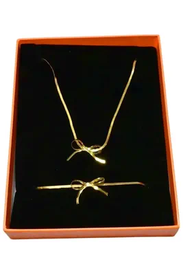 Coffret noeud papillon Or