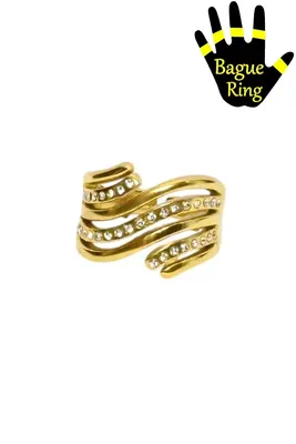 Bague taille réglable Or
