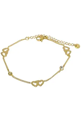 Bracelet coeur Or