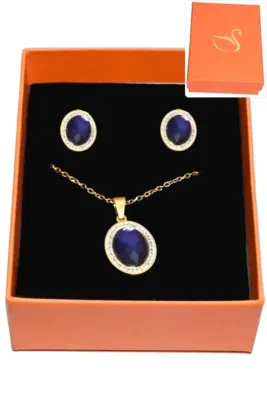 Coffret pierre parure bijoux collection hervé aliex Or