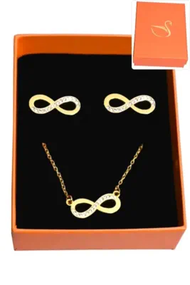 Coffret infini parure bijoux collection hervé aliex Or