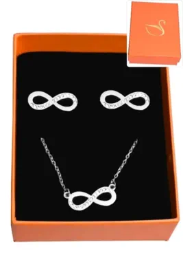 Coffret infini parure bijoux collection hervé aliex Argent