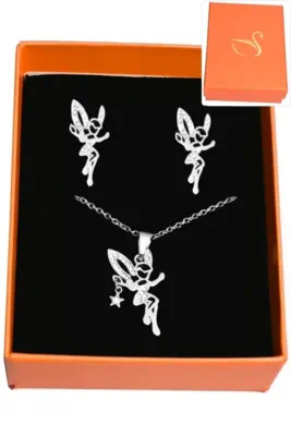 Coffret fée parure bijoux collection hervé aliex Argent