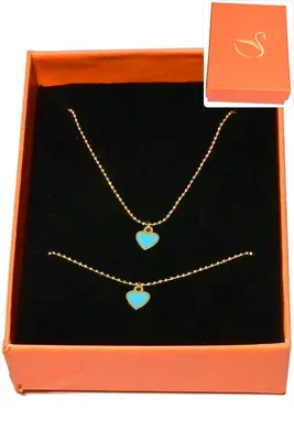 Coffret coeur Or D016E4 
