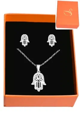 Coffret main de Fatma parure bijoux collection hervé aliex Argent