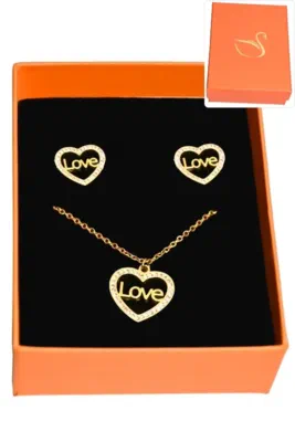 Coffret love parure bijoux collection hervé aliex Or