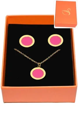 Coffret chiffre romain parure bijoux collection hervé aliex Or