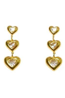Boucle-d-oreille coeur Or