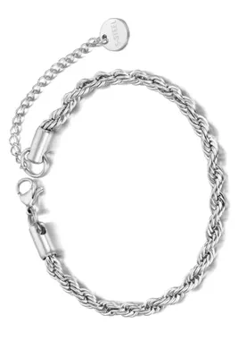 Bracelet torsade Argent