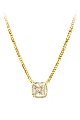 Collier pyramide Or