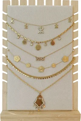 Collier avec présentoire en lot Or