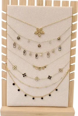 Collier avec présentoire en lot Or