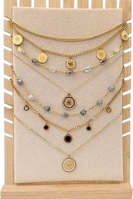 Collier avec présentoire en lot Or