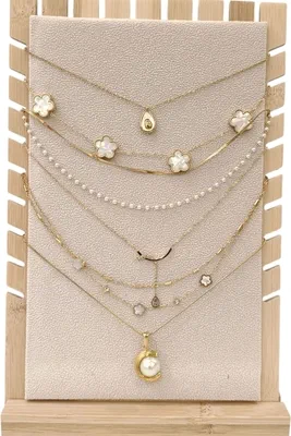 Collier avec présentoire en lot Or