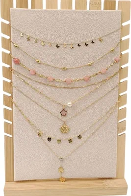 Collier avec présentoire en lot Or