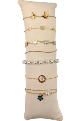 Bracelet avec présentoire en lot Or