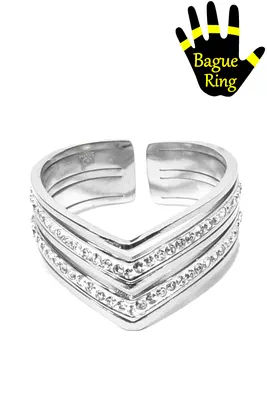 Bague taille réglable Argent