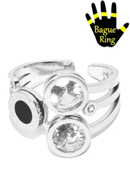 Bague taille réglable Argent