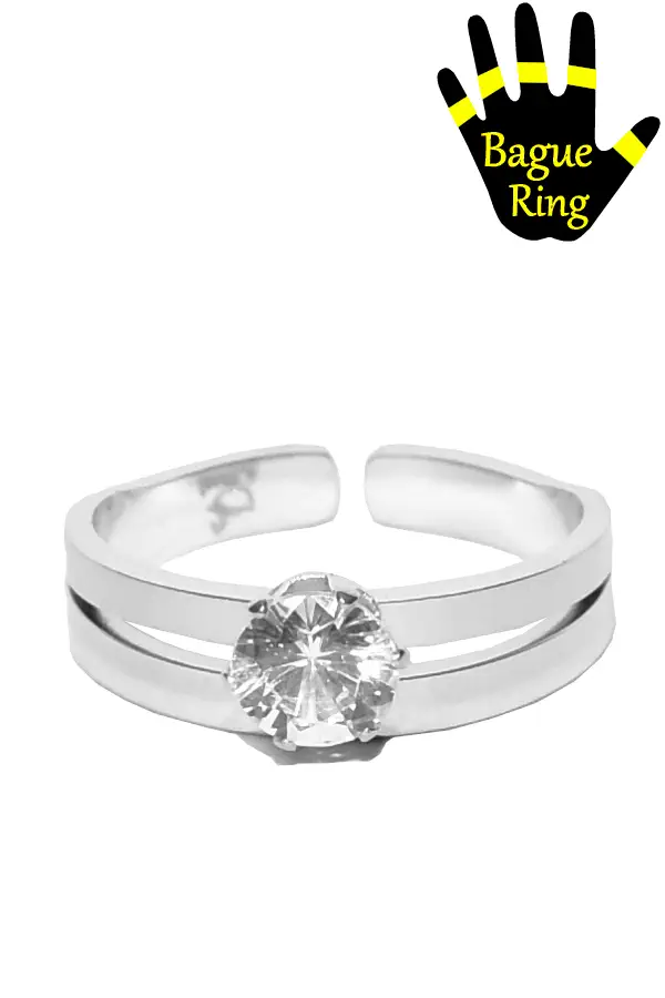 Bague taille réglable Argent