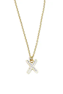 Pendentif lettre X Or