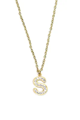 Pendentif lettre S Or 1C2AFF 