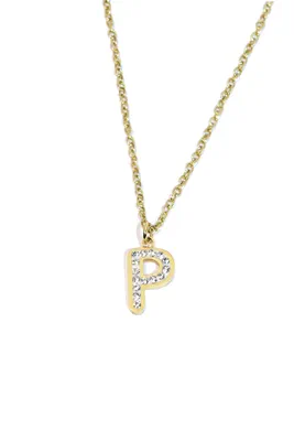 Pendentif lettre P Or