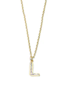 Pendentif lettre L Or