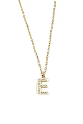 Pendentif lettre E Or