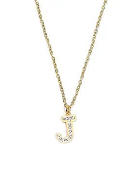 Pendentif lettre J Or