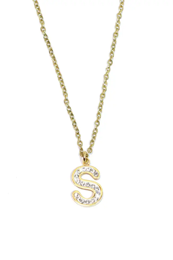 Pendentif lettre S Or