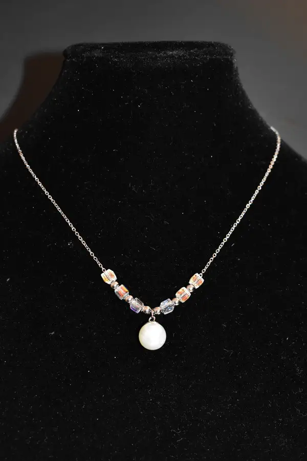 Collier perle Argent