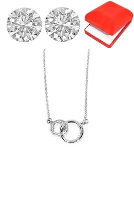 Coffret cercle infini Argent