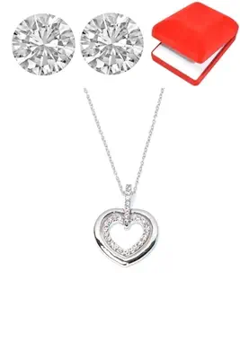 Coffret Coeur Argent D5E2BA 