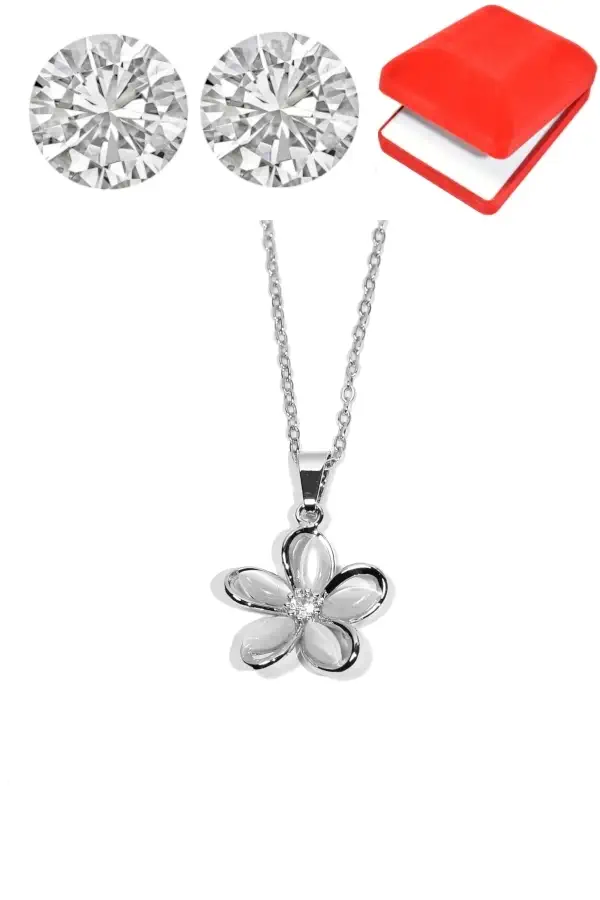 Coffret fleur Argent