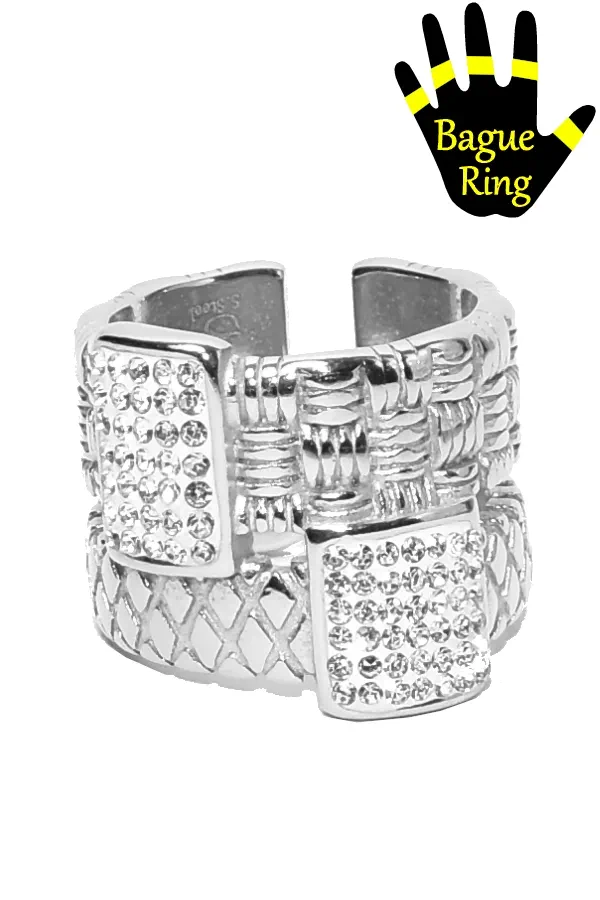 Bague taille réglable Argent