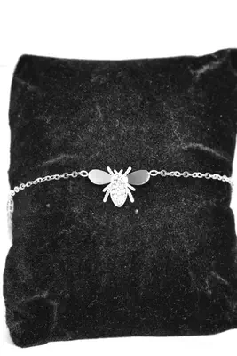 Bracelet abeille Argent