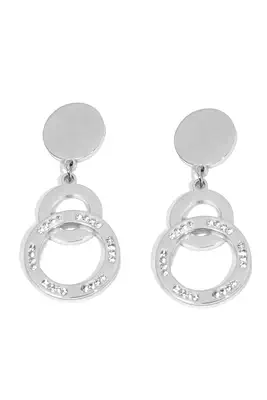 Boucle-d-oreille infini 8 Argent 97F36B 