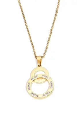 Pendentif infini 8 Or