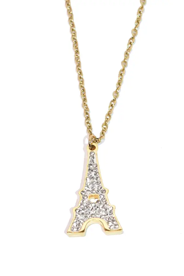 Pendentif tour eiffel Or