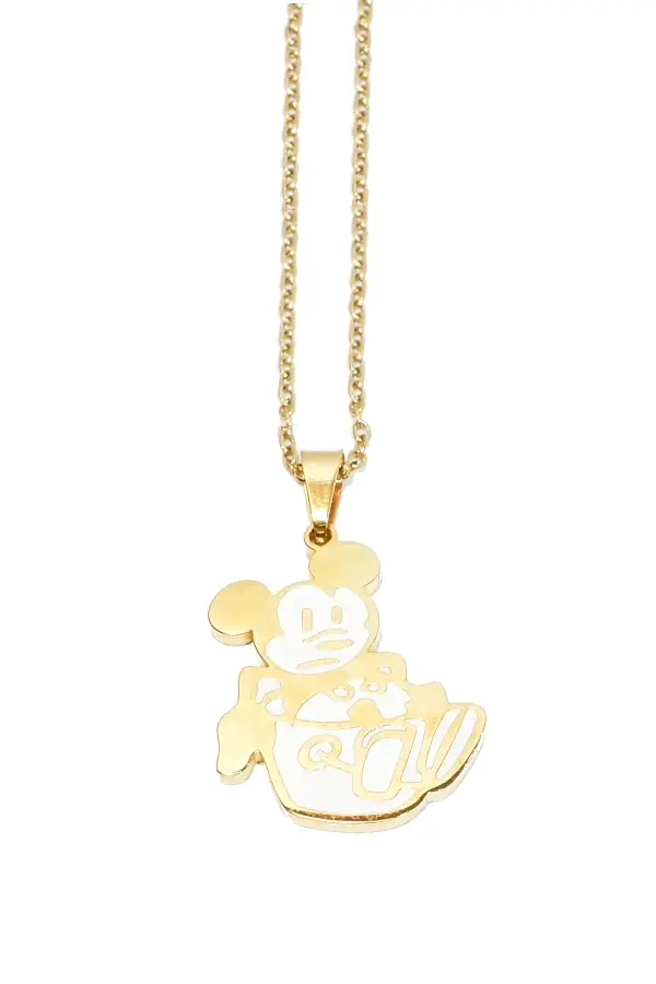 Pendentif mickey Or