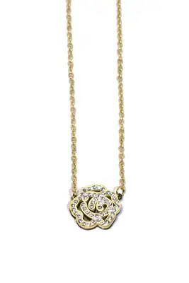 Pendentif Fleur Or