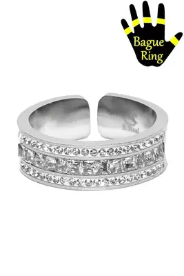 Bague taille réglable Argent