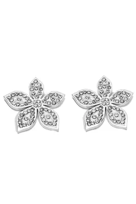 Boucle-d-oreille fleur Argent