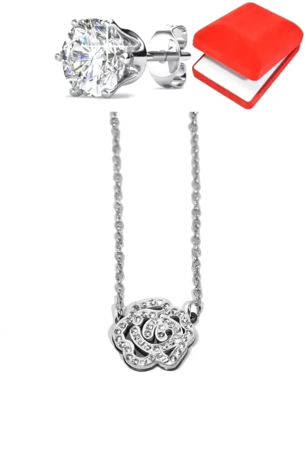 Coffret fleur Argent