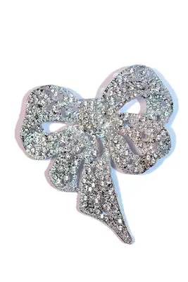 broche noeud papillon Argent 070EB5 