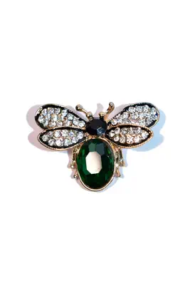 broche abeille Or