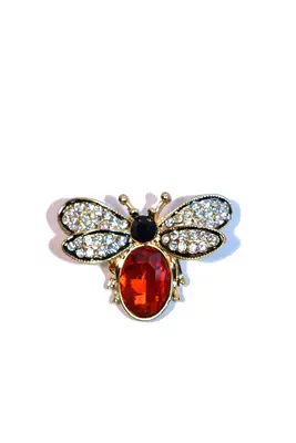 broche abeille Or