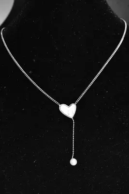 Collier Coeur Argent