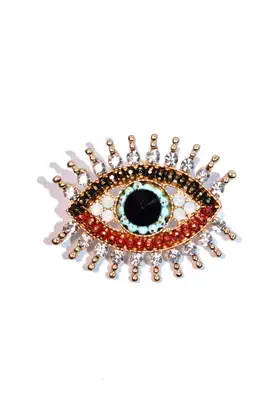 broche oeil Or